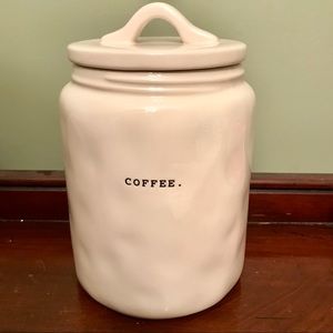 New Rae Dunn Coffee Canister Typewriter